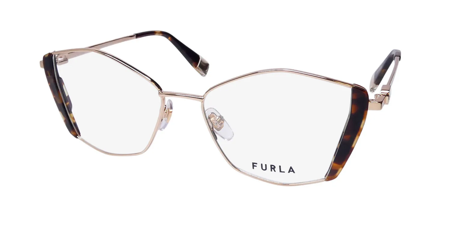 Furla Vfu770w 0909 Eyeglasses Gold 53mm