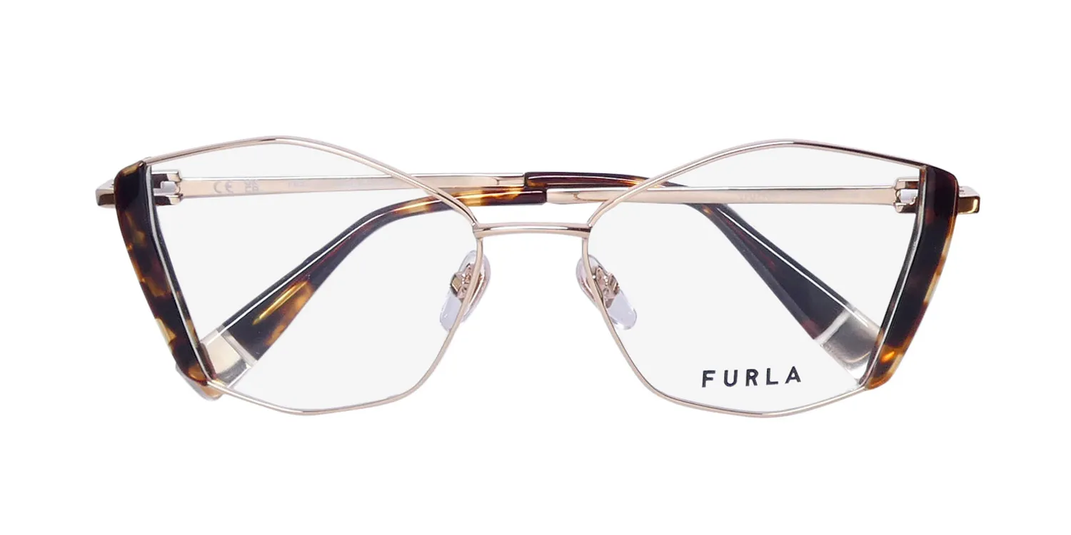 Furla Vfu770w 0909 Eyeglasses Gold 53mm 2