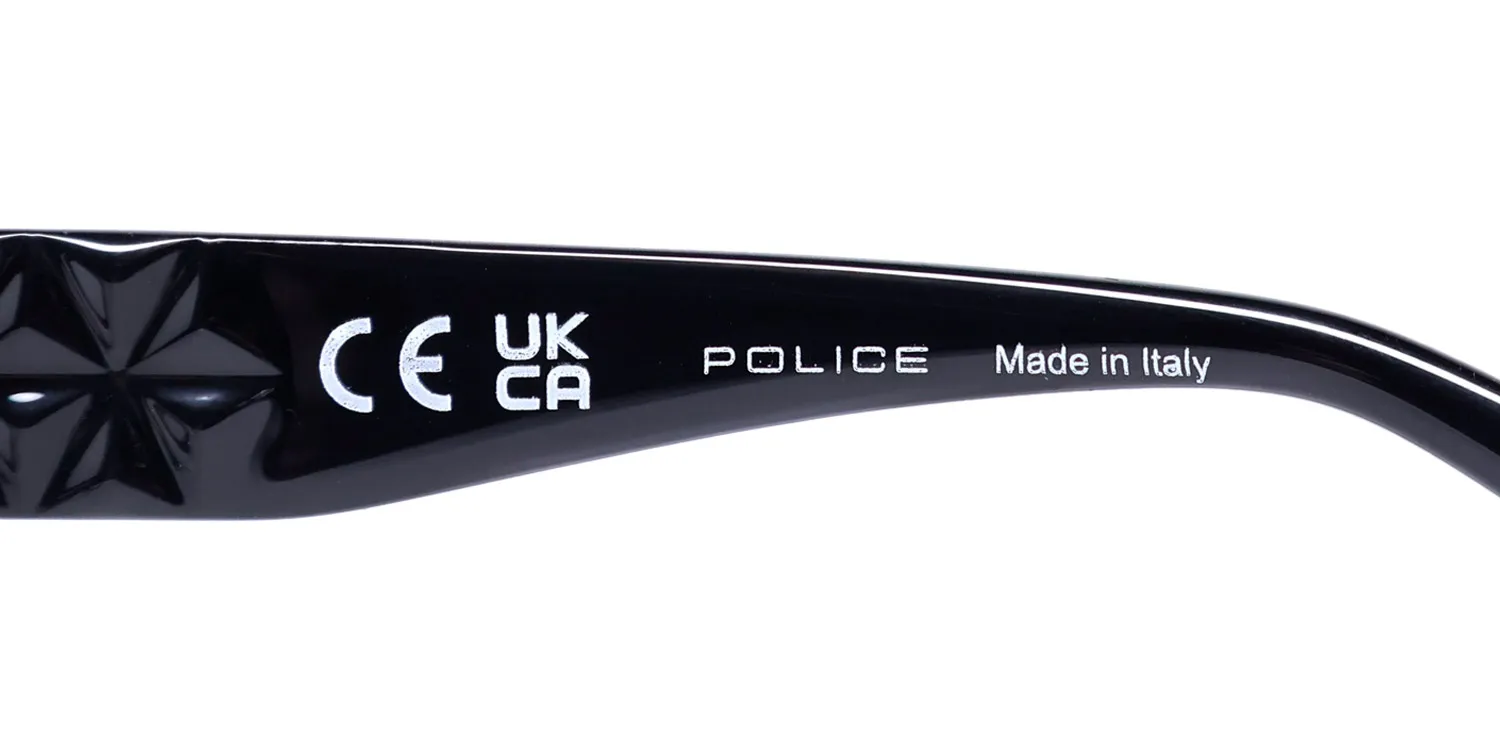 Police Vpln57 Phenomenon 3 0779 Eyeglasses Yellow Havana 52mm 7