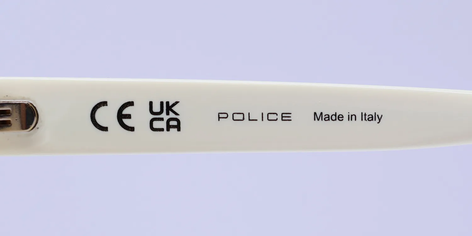 Police Vpln52 Gravity 1 09zq Eyeglasses Shiny Ivory 52mm 7