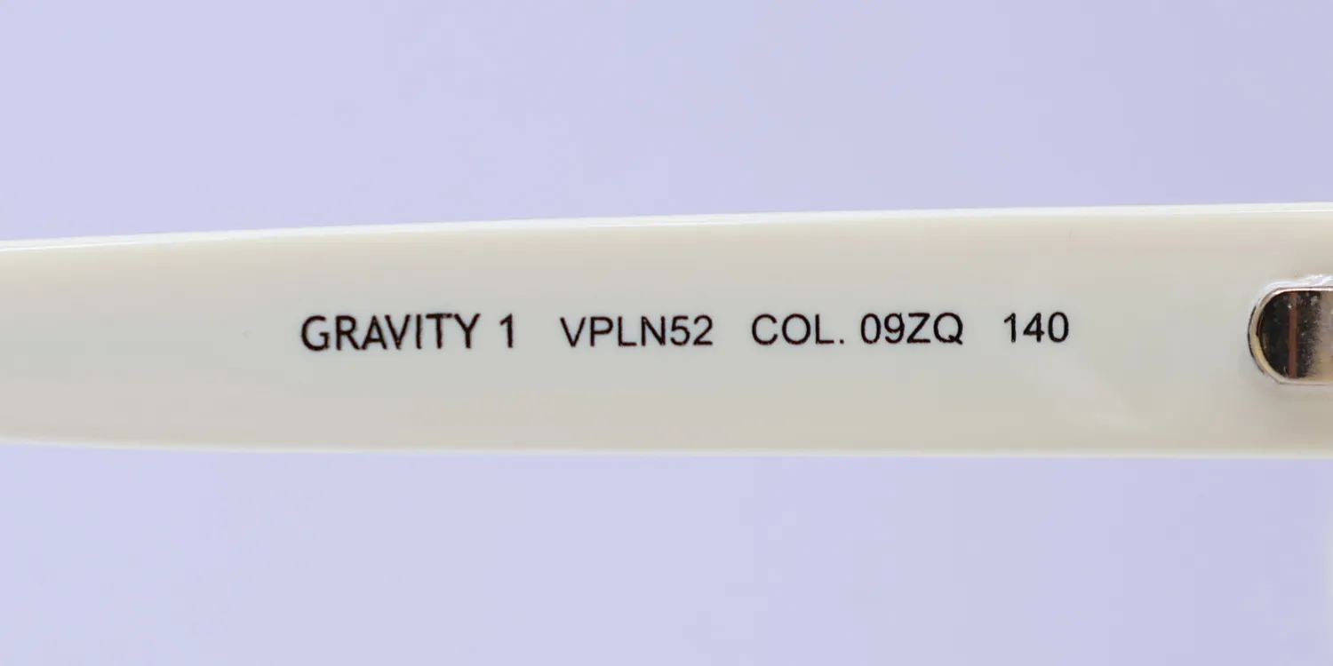Police Vpln52 Gravity 1 09zq Eyeglasses Shiny Ivory 52mm 8