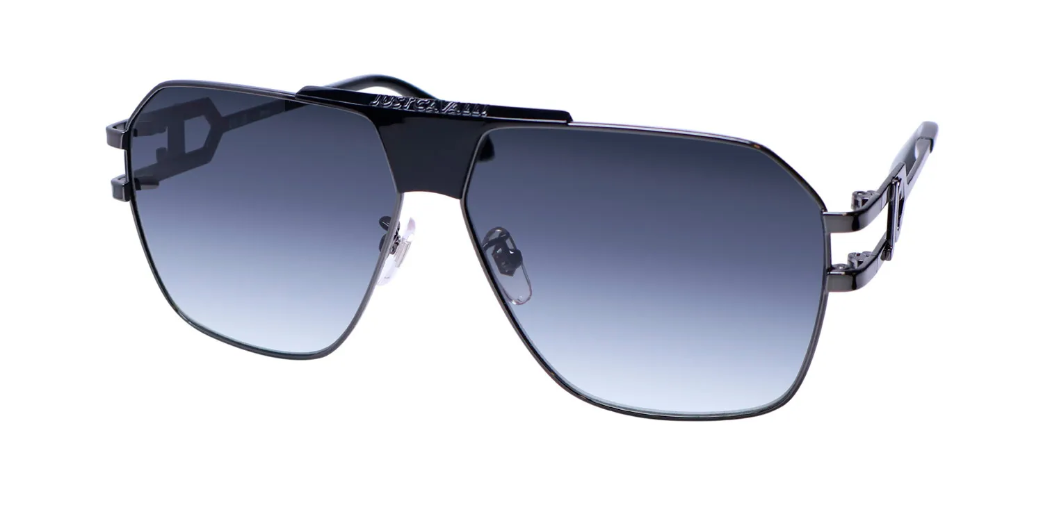 Just Cavalli Sjc094 0568 Sunglasses Shiny Gunmetal 61mm