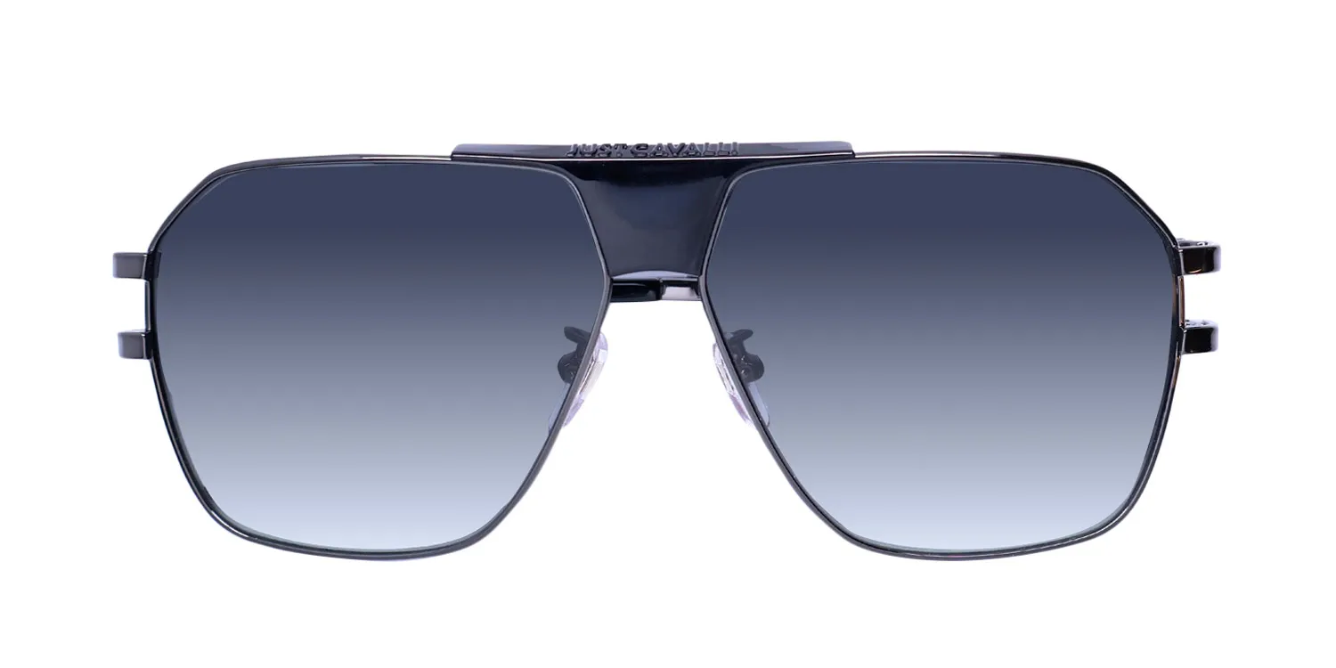 Just Cavalli Sjc094 0568 Sunglasses Shiny Gunmetal 61mm 2