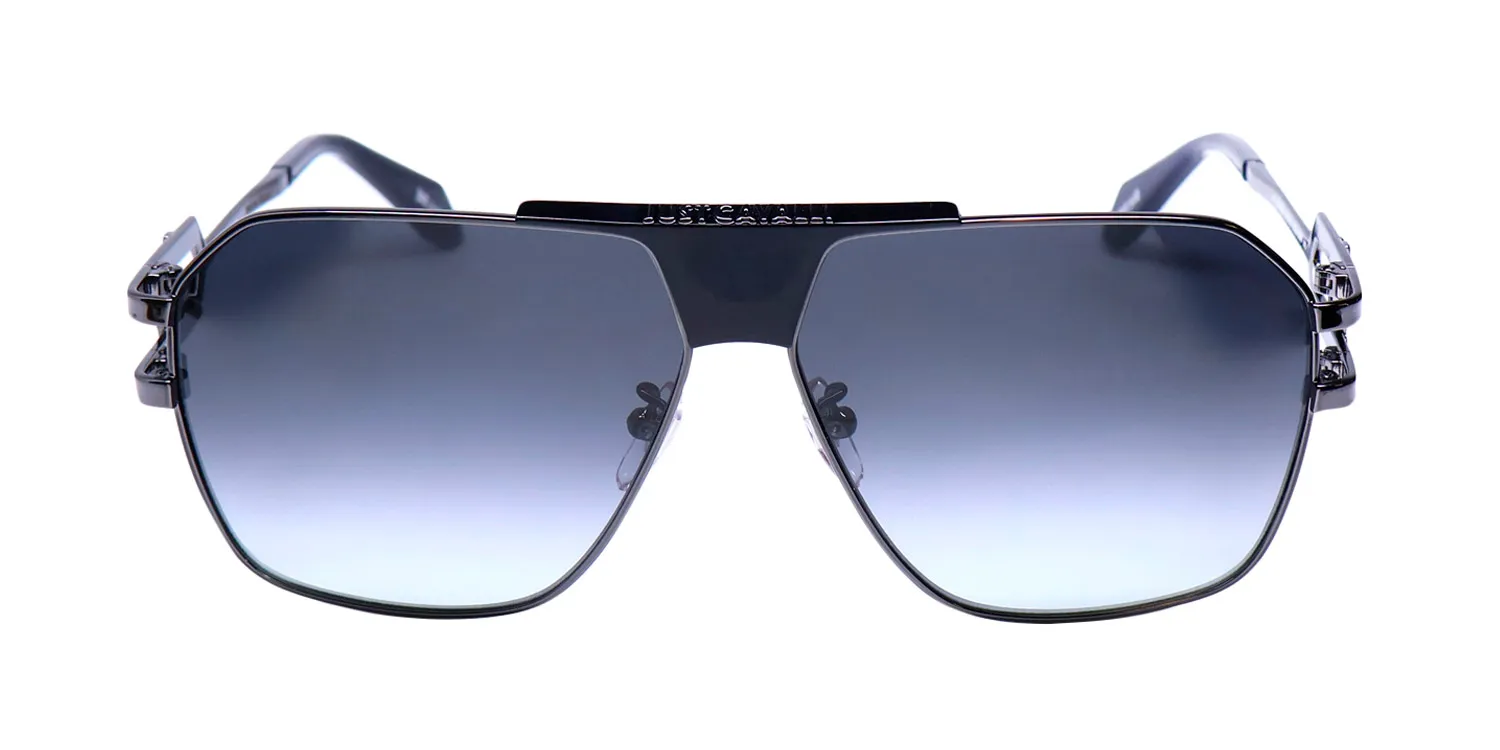Just Cavalli Sjc094 0568 Sunglasses Shiny Gunmetal 61mm 3