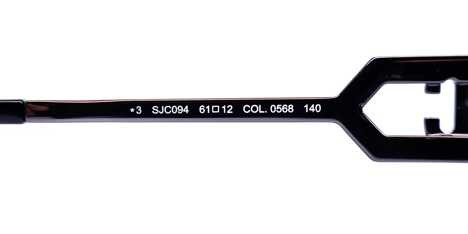 Just Cavalli Sjc094 0568 Sunglasses Shiny Gunmetal 61mm 8