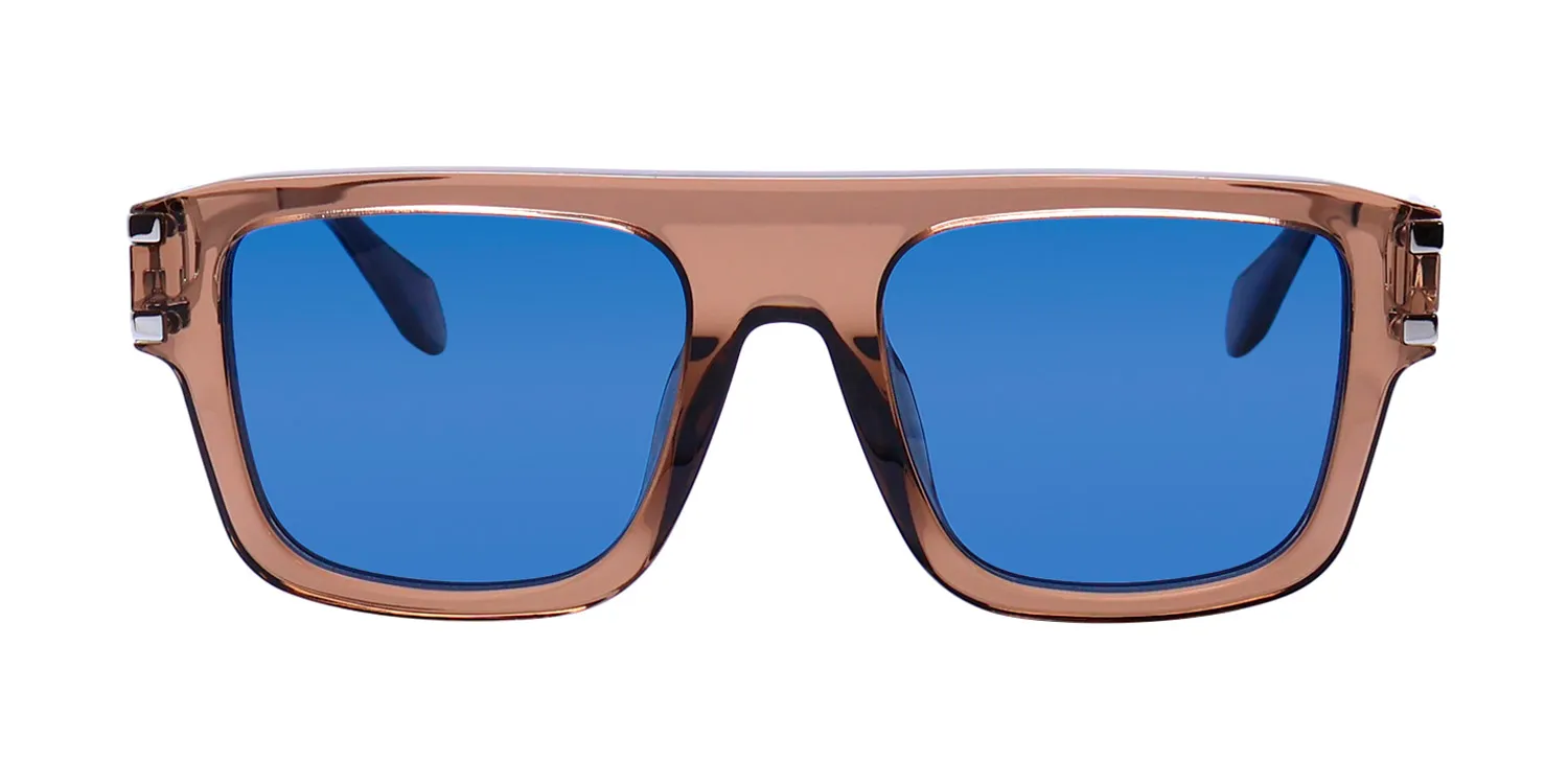 Just Cavalli Sjc096 09xb Sunglasses Transparent Brown 53mm Unisex 3