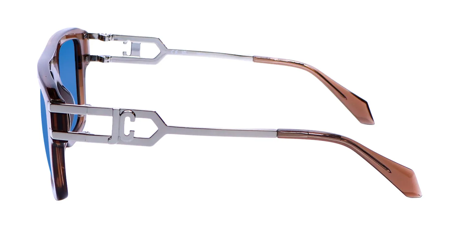 Just Cavalli Sjc096 09xb Sunglasses Transparent Brown 53mm Unisex 4