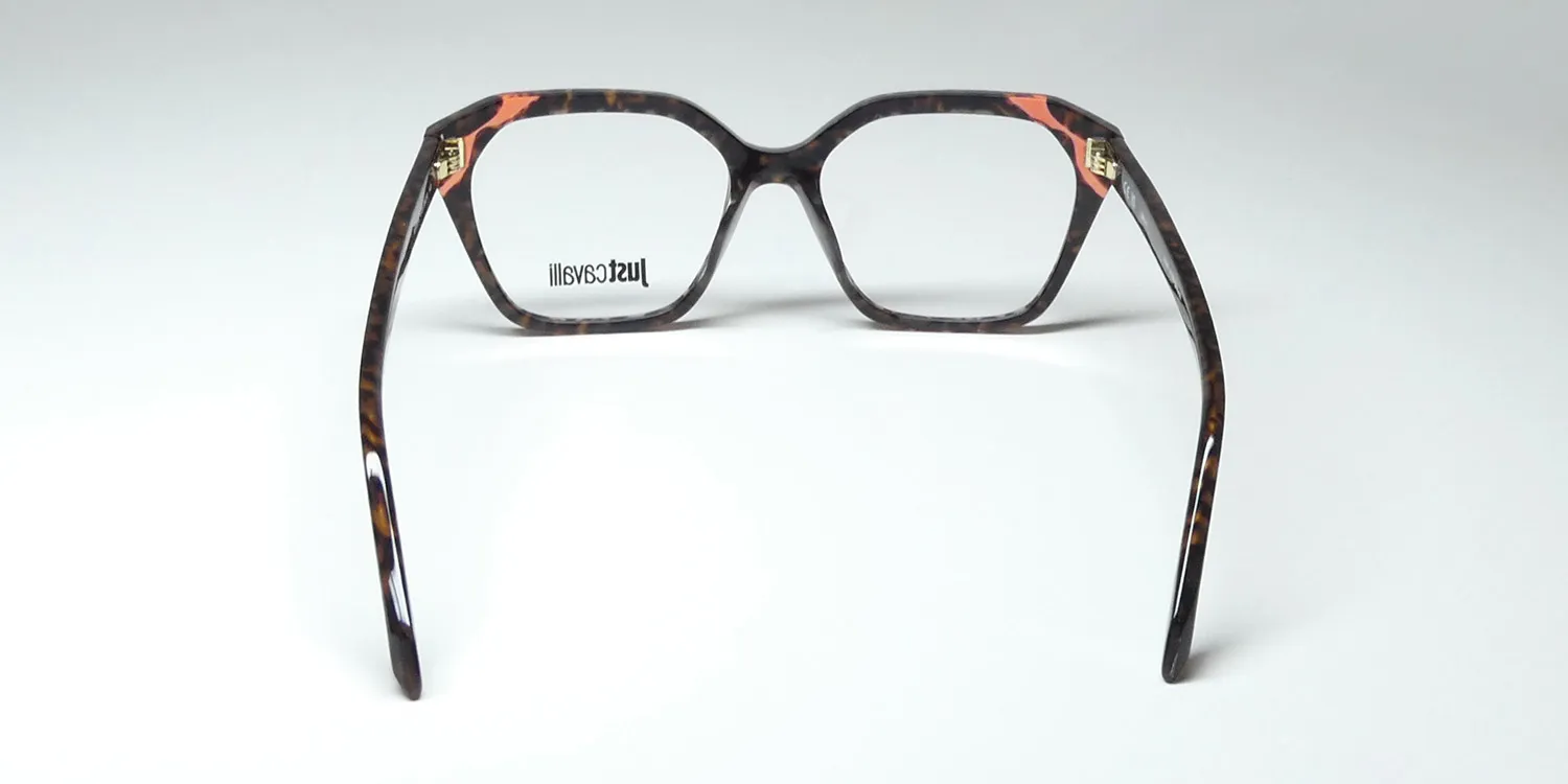 Just Cavalli Vjc078 0adr Eyeglasses Havana 53mm 5