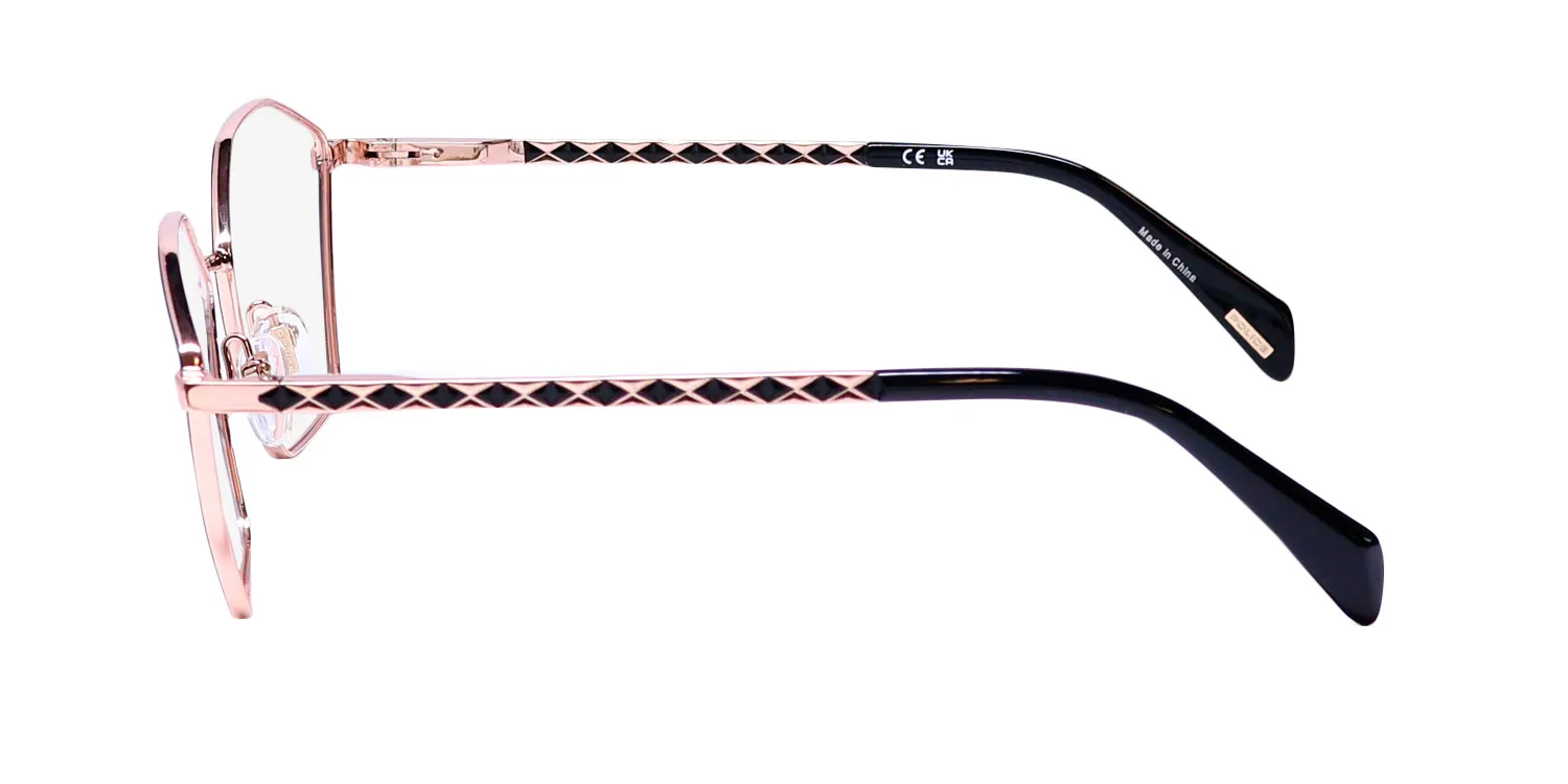 Police Vpln56 Sphinx 4 02am Eyeglasses Copper Gold 56mm 4