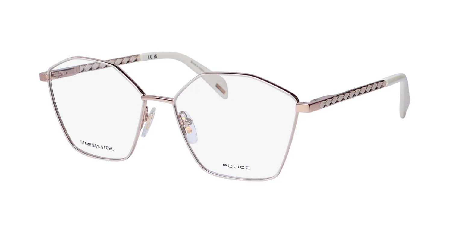 Police Vpln56 Sphinx 4 0h32 Eyeglasses Rose Gold 56mm