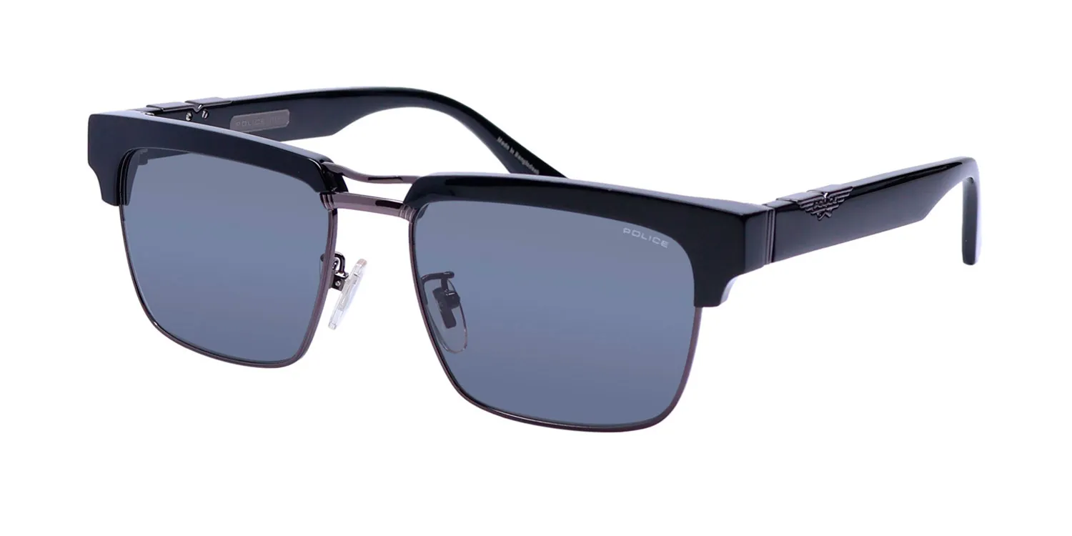 Police Splp25 Origins 62 0672 Sunglasses Black 55mm