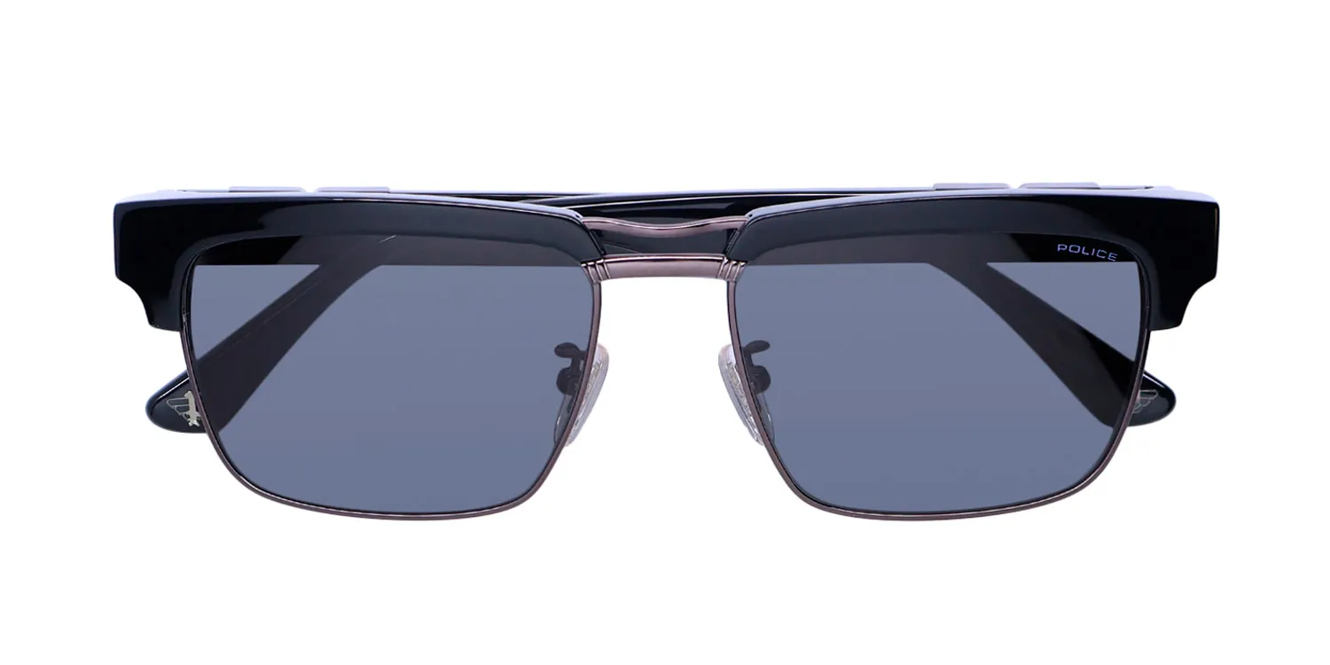 Police Splp25 Origins 62 0672 Sunglasses Black 55mm 2