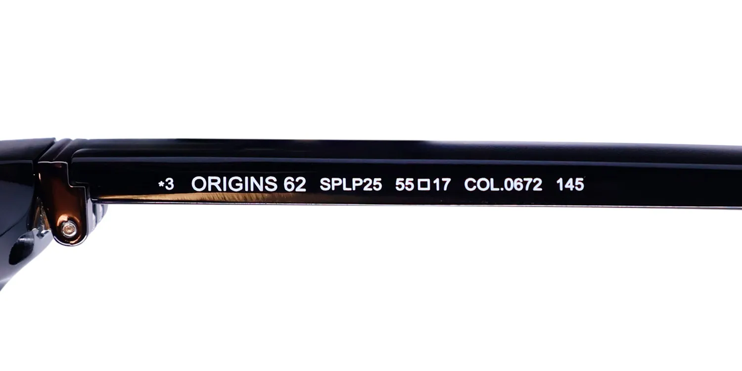 Police Splp25 Origins 62 0672 Sunglasses Black 55mm 7