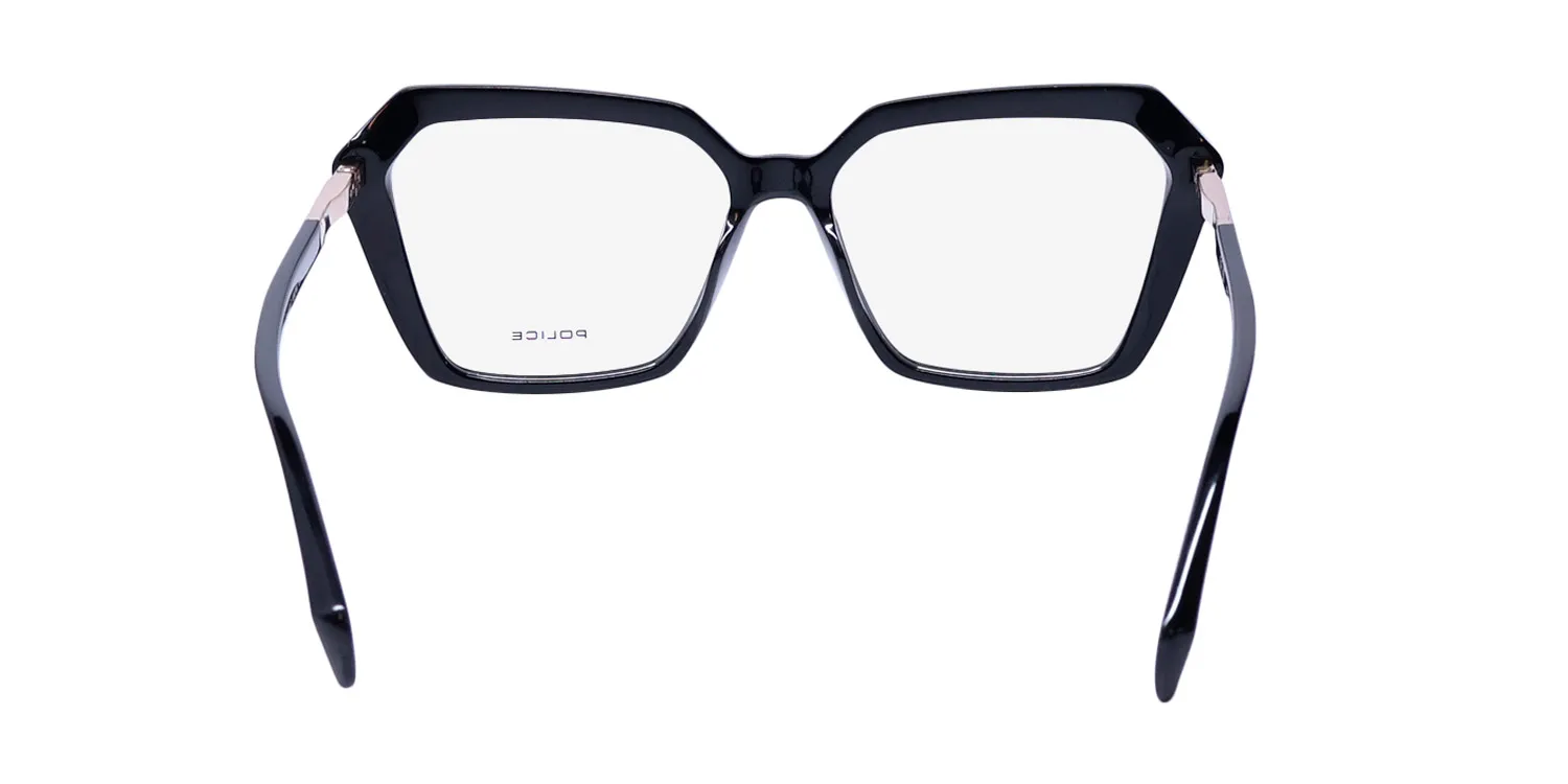 Police Vplp55 Mermaid 7 0700 Eyeglasses Shiny Black 55mm 5