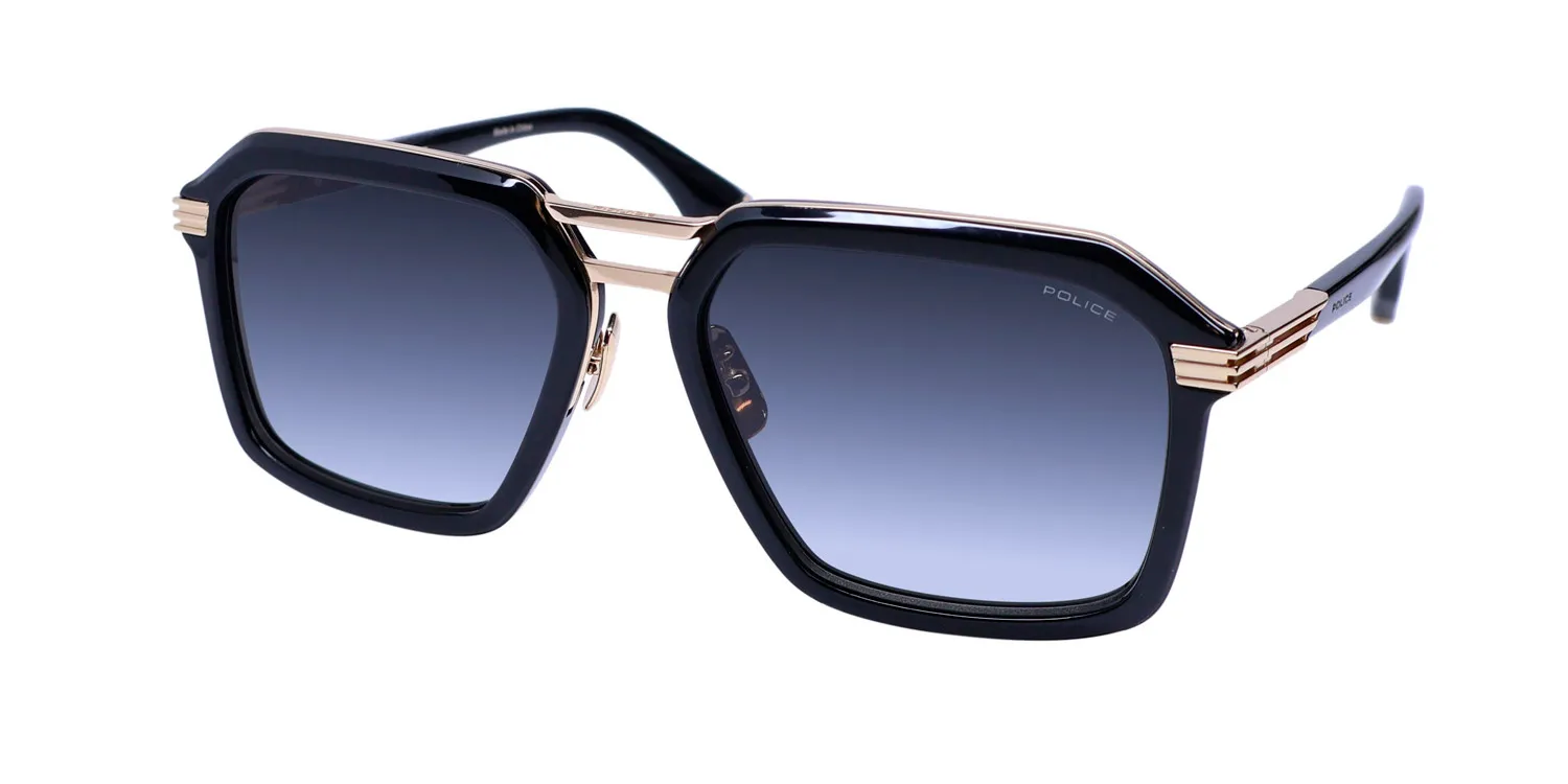 Police Splq92 Mercury 2 0300 Sunglasses Black 58mm