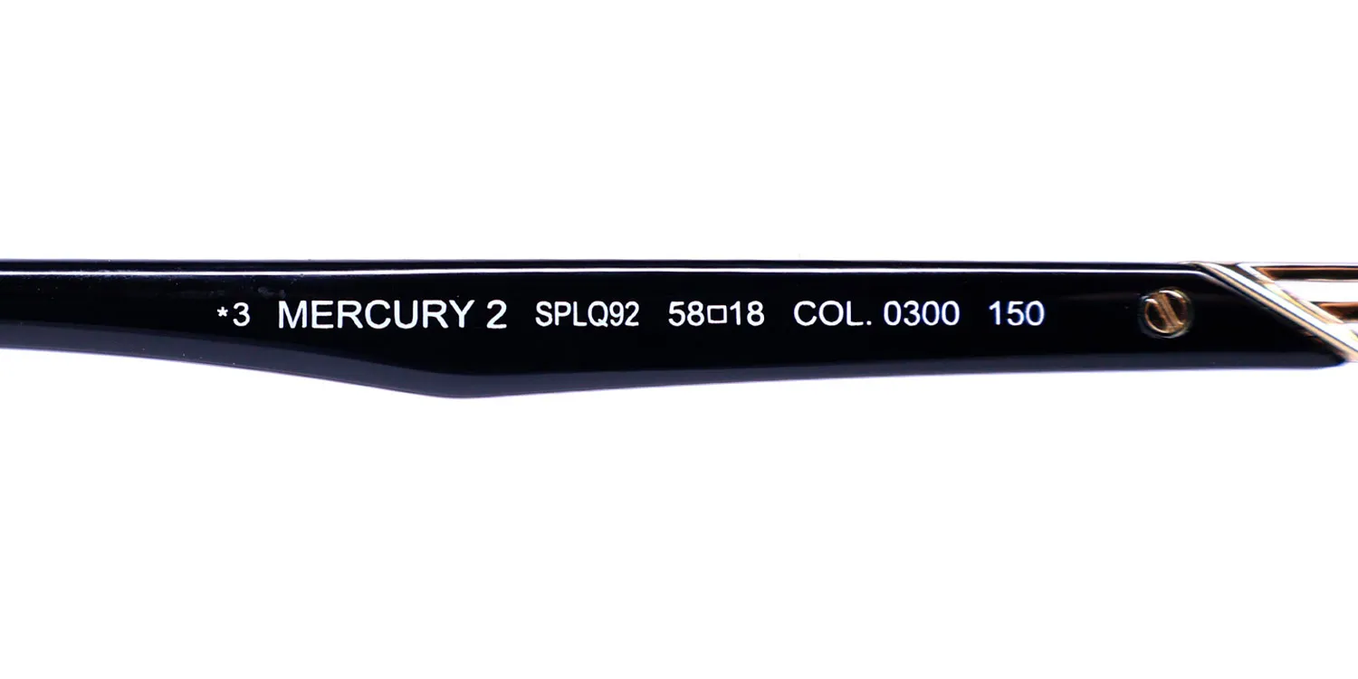 Police Splq92 Mercury 2 0300 Sunglasses Black 58mm 8