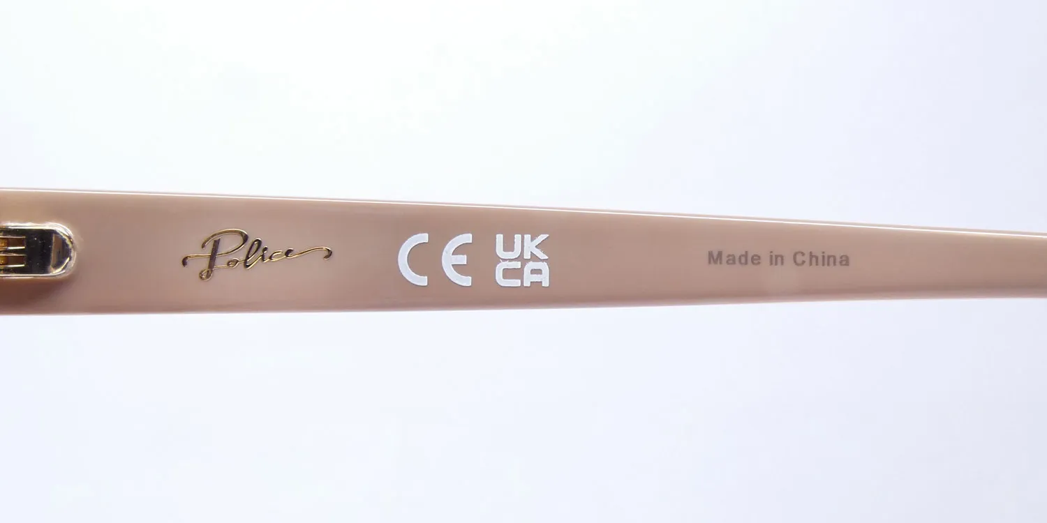 Police Splr23v Superstar 3 07t1 Sunglasses Transparent Beige 54mm 7