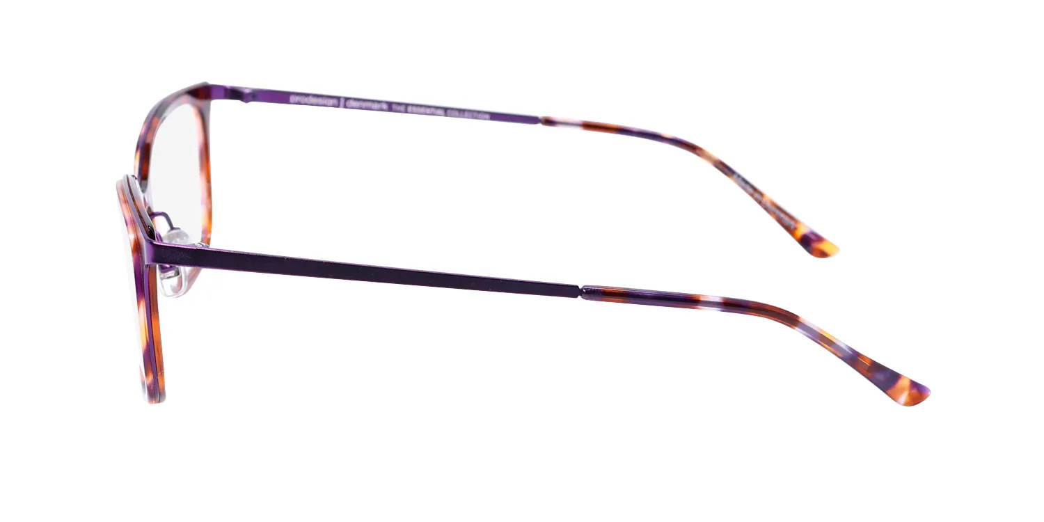 ProDesign Denmark Triple 1 3024 Eyeglasses Purple 51mm Women 4