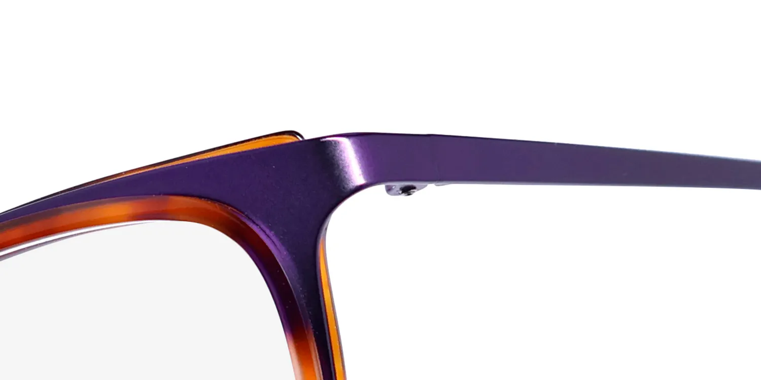 ProDesign Denmark Triple 1 3024 Eyeglasses Purple 51mm Women 6