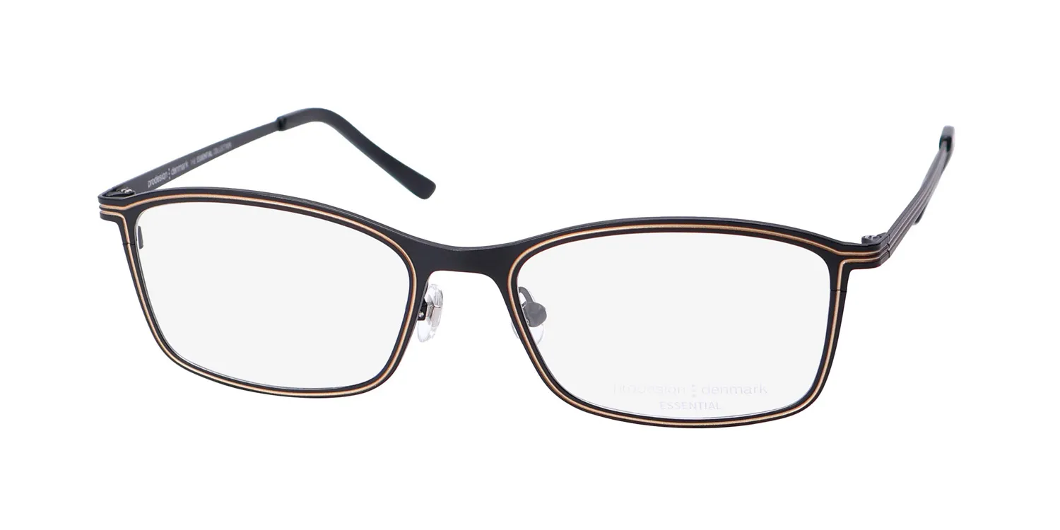 ProDesign Denmark Lined 1 6031 Eyeglasses Matte Black 51mm Women