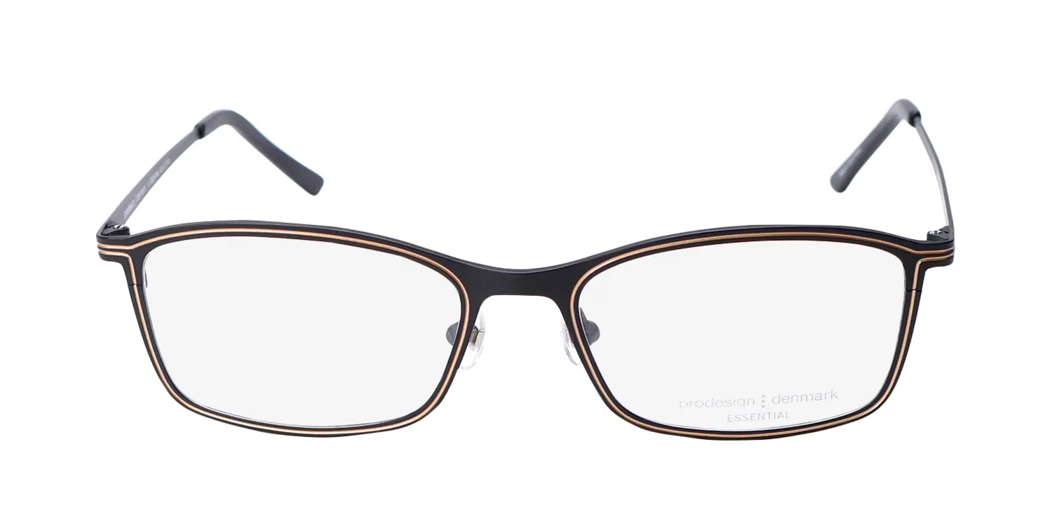 ProDesign Denmark Lined 1 6031 Eyeglasses Matte Black 51mm Women 3