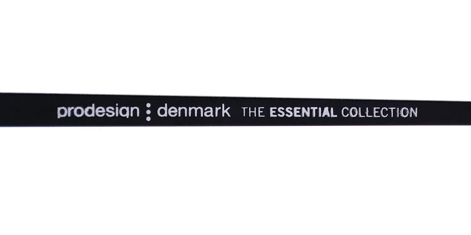 ProDesign Denmark Lined 1 6031 Eyeglasses Matte Black 51mm Women 7