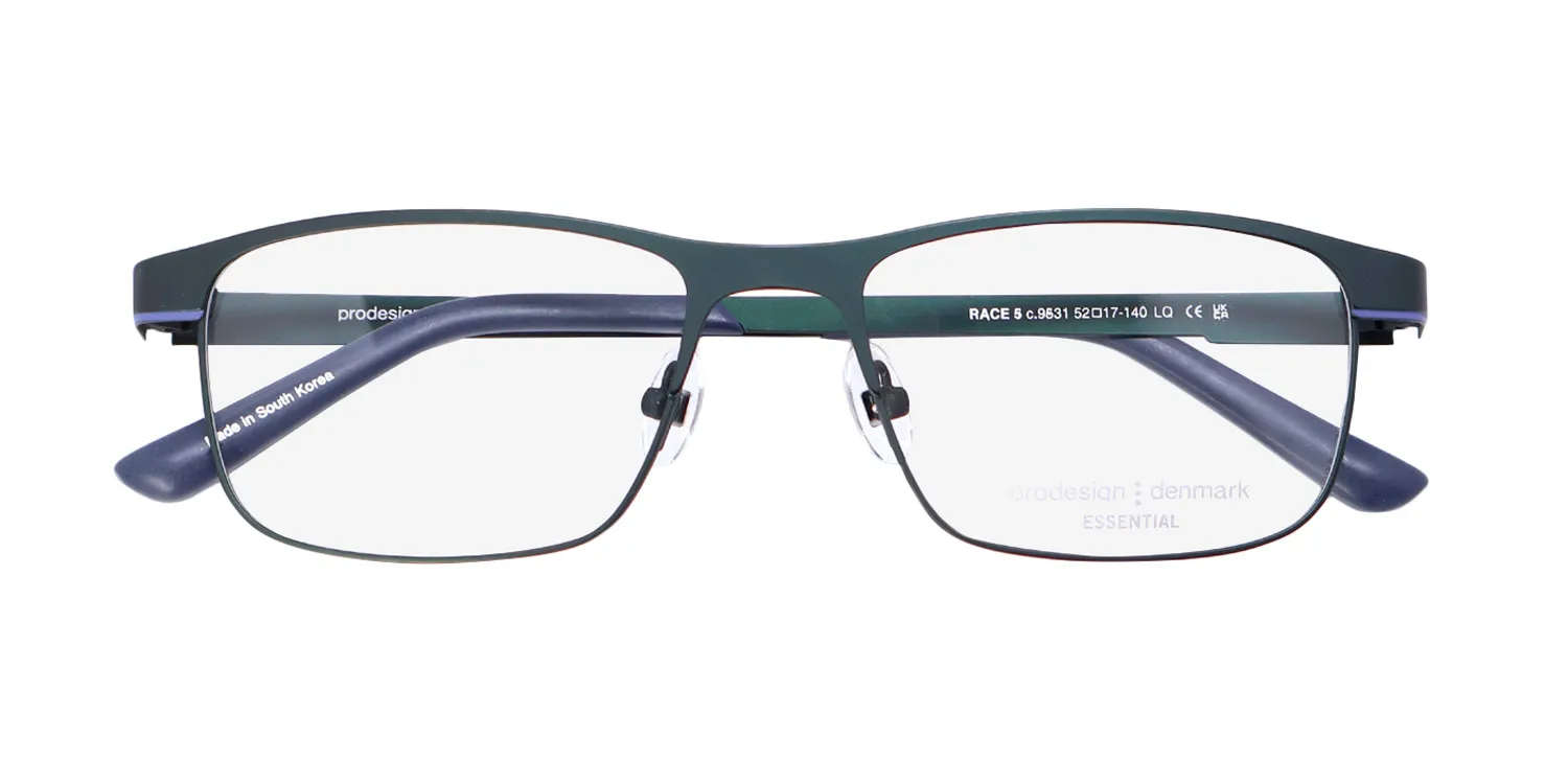ProDesign Denmark Race 5 9531 Eyeglasses Matte Green 52mm Men 2