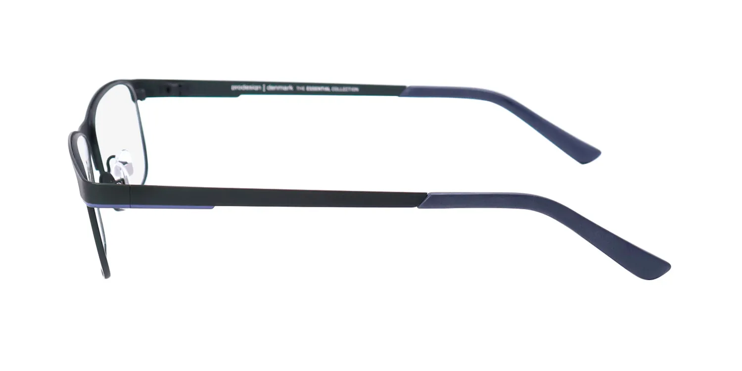 ProDesign Denmark Race 5 9531 Eyeglasses Matte Green 52mm Men 4