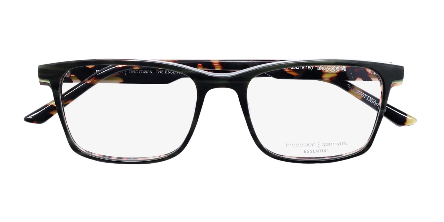 ProDesign Denmark Topo 2 9534 Eyeglasses Olive 55mm Men 2