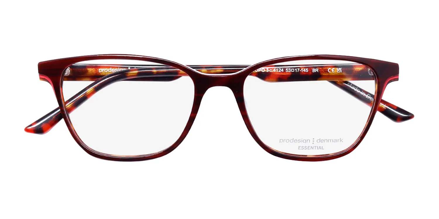 ProDesign Denmark Topo 3 4124 Eyeglasses Brown 53mm Women 2