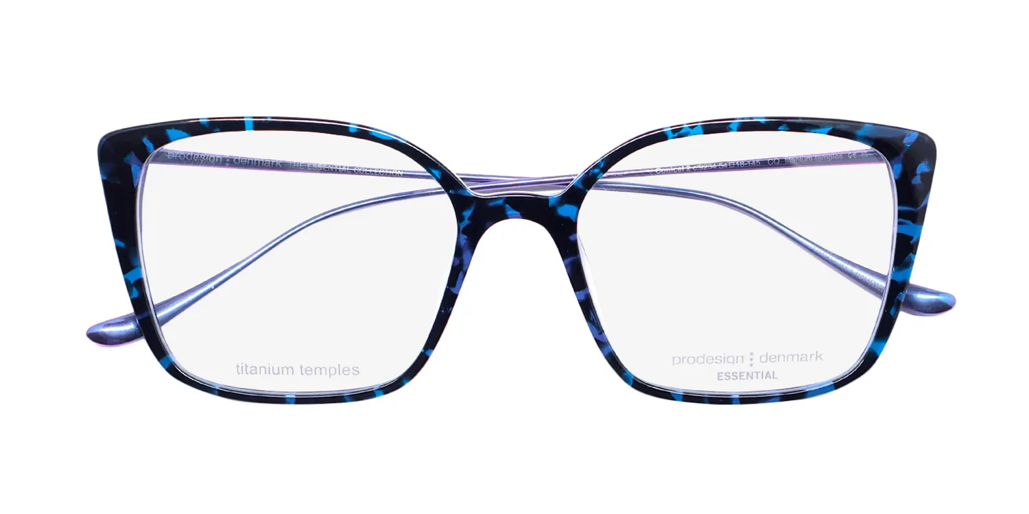 ProDesign Denmark Conical 2 9234 Eyeglasses Teal Tortoise 54mm Women 2