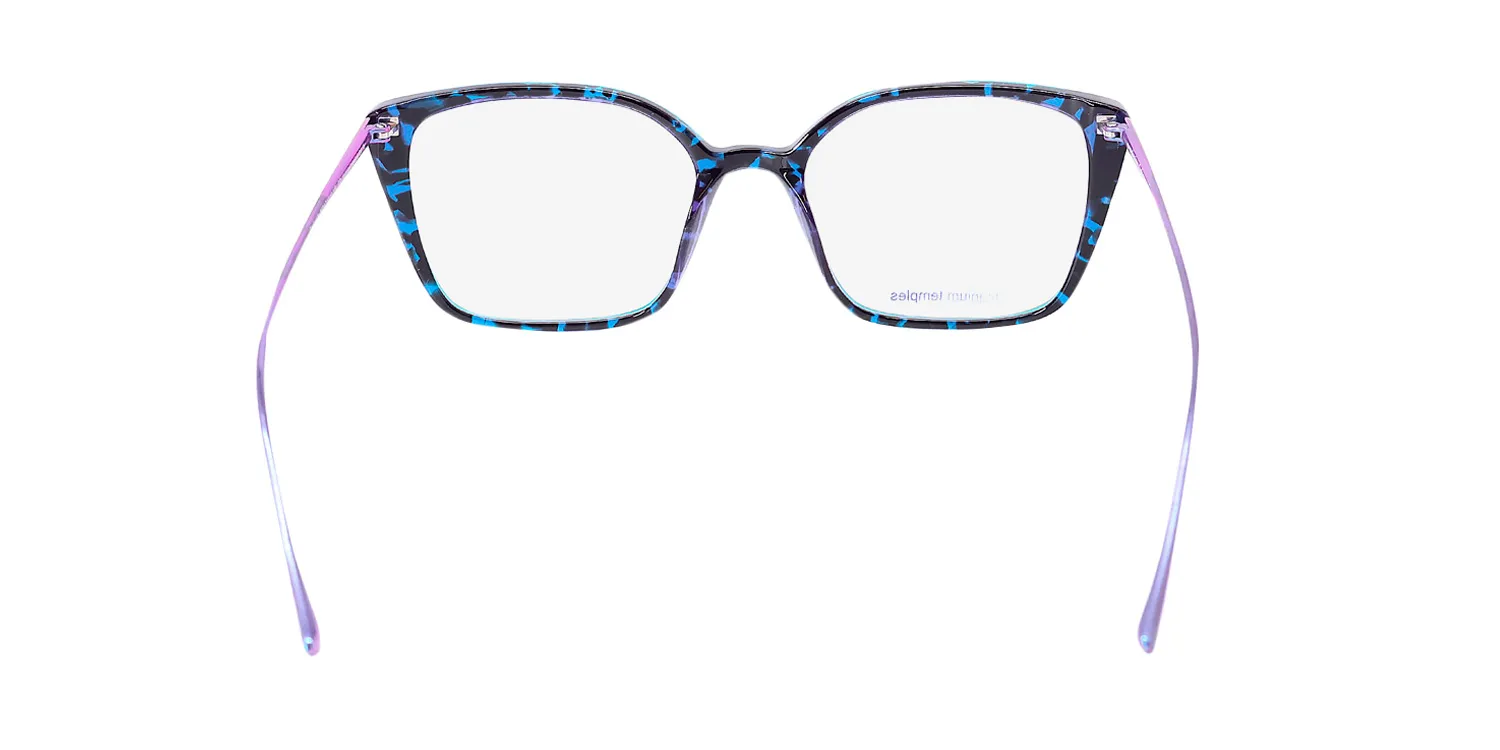 ProDesign Denmark Conical 2 9234 Eyeglasses Teal Tortoise 54mm Women 5