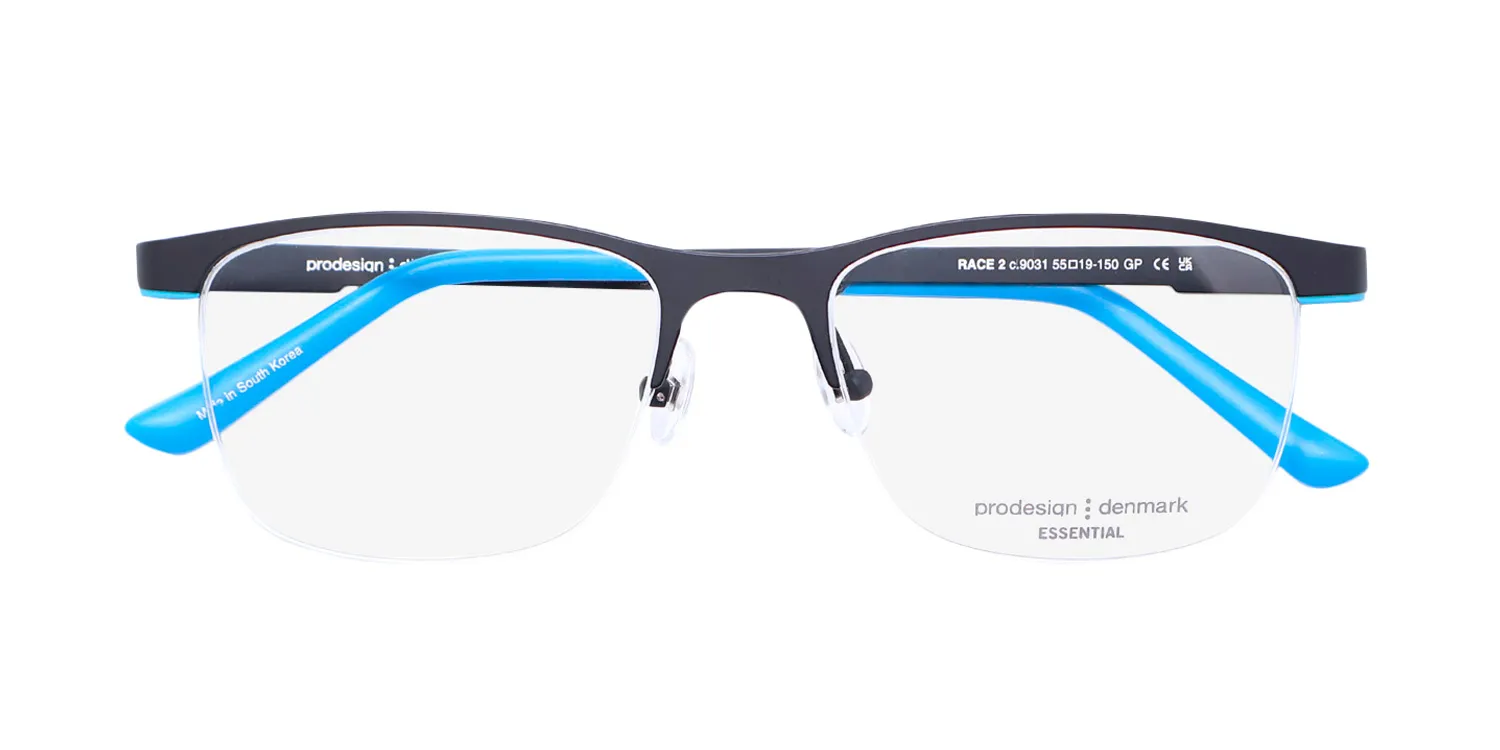 ProDesign Denmark Race 2 9031 Eyeglasses Blue 55mm Men 2