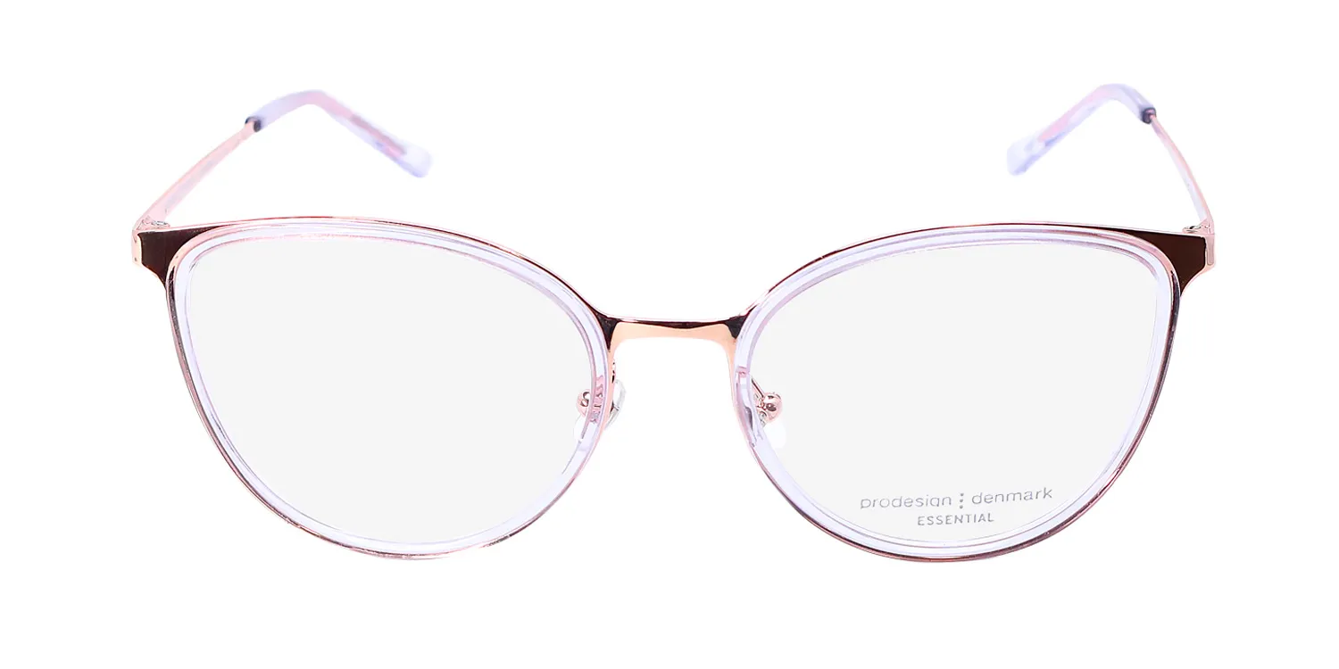 ProDesign Denmark 3185 3512 Eyeglasses Pink Gold 53mm Women 3