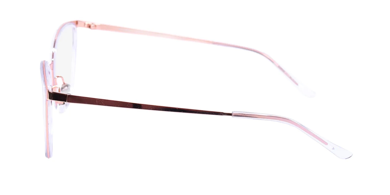 ProDesign Denmark 3185 3512 Eyeglasses Pink Gold 53mm Women 4