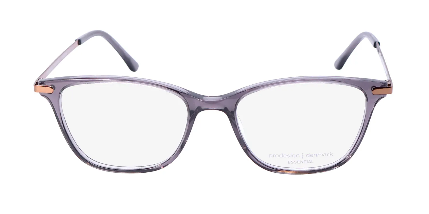ProDesign Denmark Catch 1 6525 Eyeglasses Grey Crystal 51mm Women 3