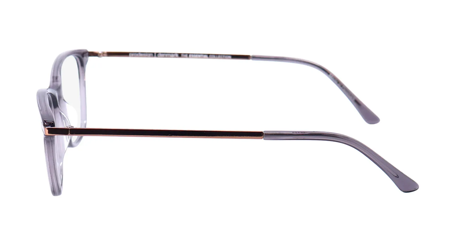 ProDesign Denmark Catch 1 6525 Eyeglasses Grey Crystal 51mm Women 4