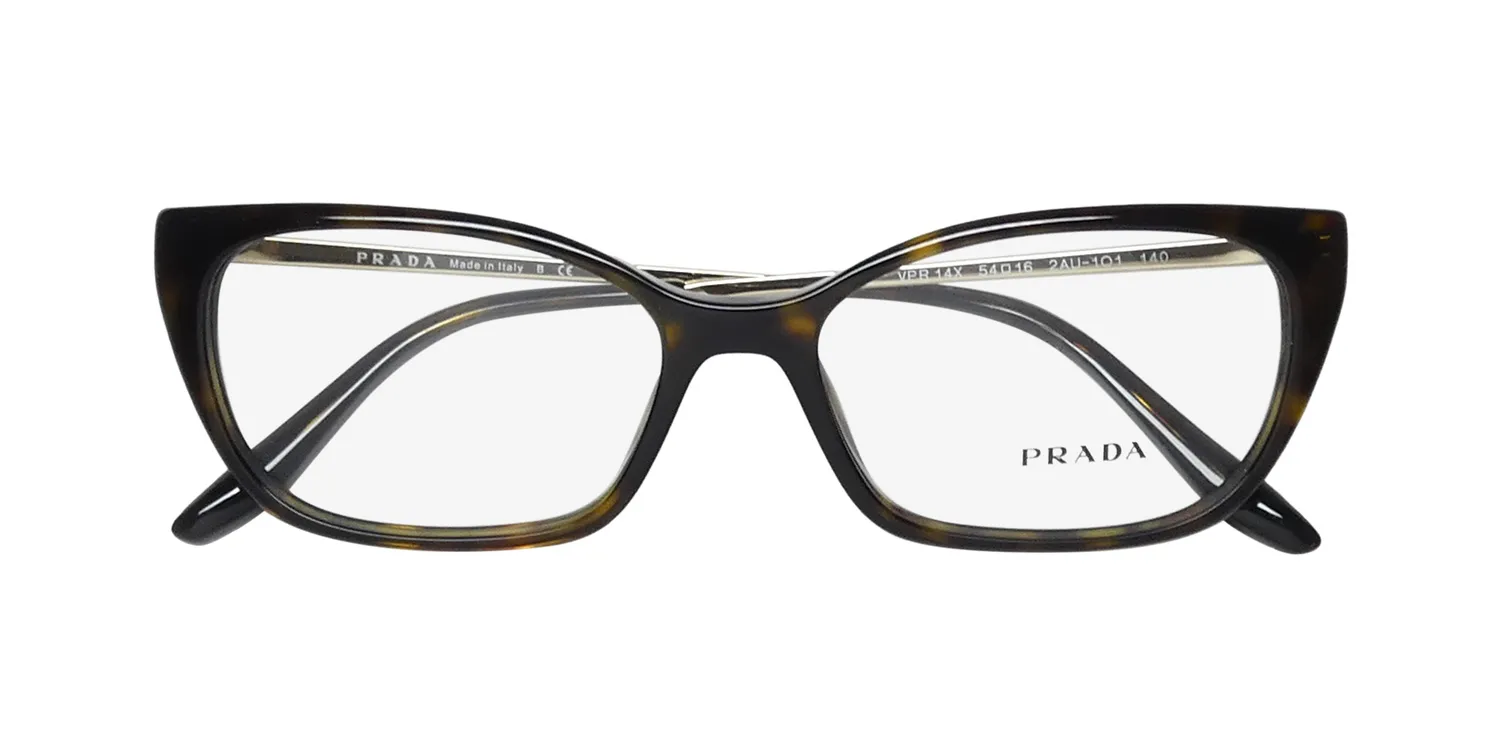 Prada Vpr14x 2au-101 Eyeglasses Tortoise 54mm Women 2