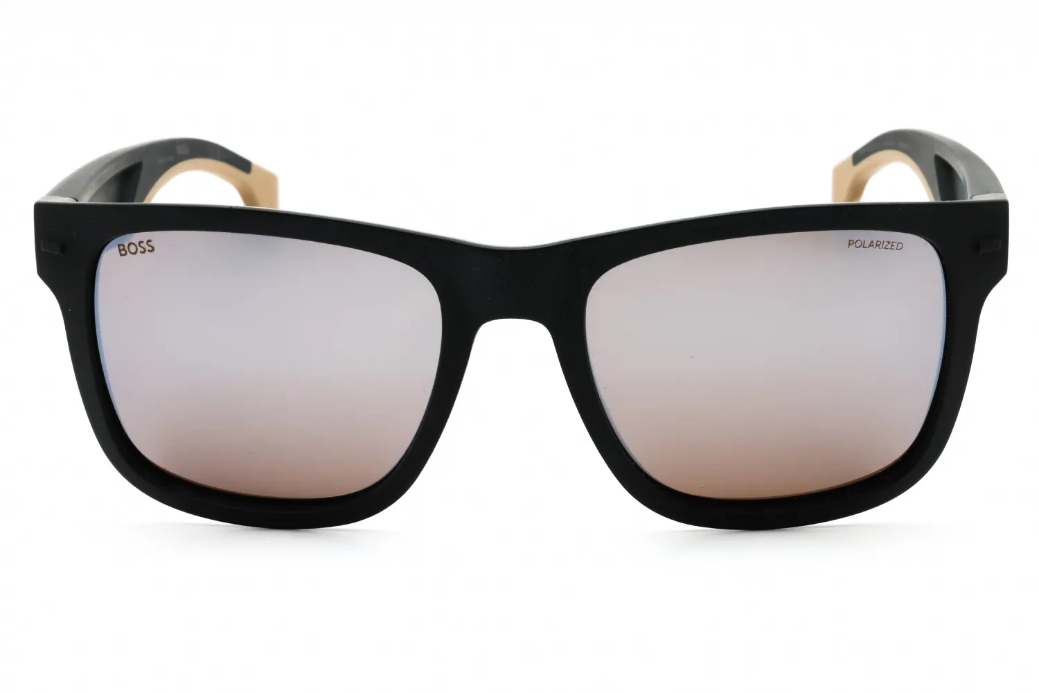 HUGO BOSS BOSS 1496/S 087 ZV Sunglasses Matte Black Beige 55mm Men 2