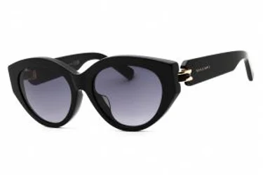 Bvlgari BV40046F B.ZERO1 01B Sunglasses Shiny Black 56mm