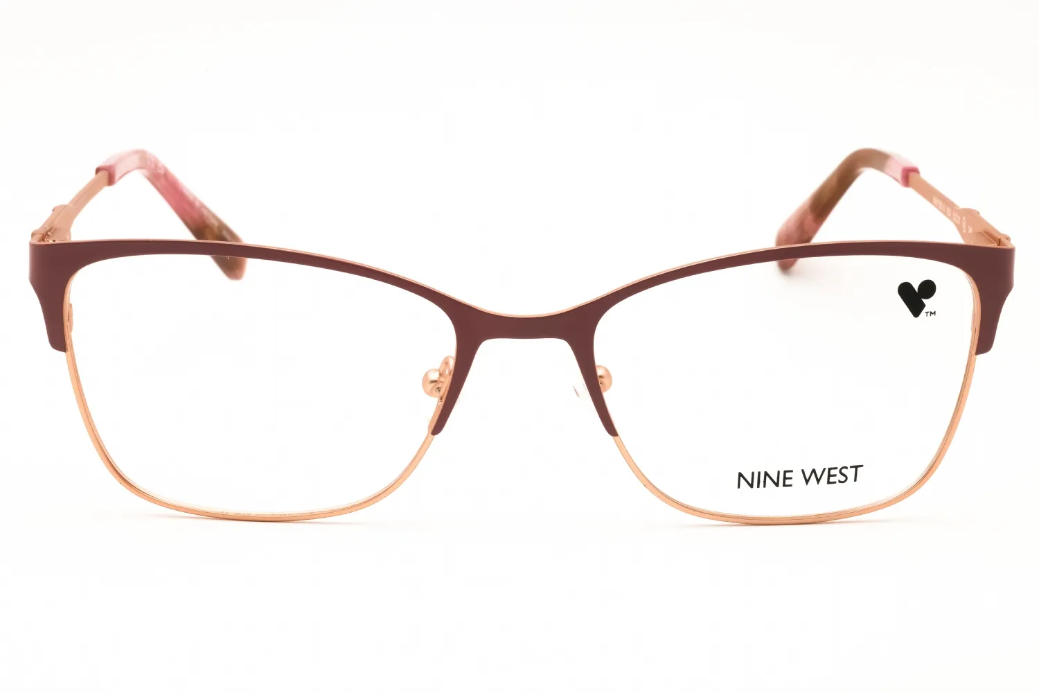 Nine West NW1106N 600 Eyeglasses Rose 52mm Women 2