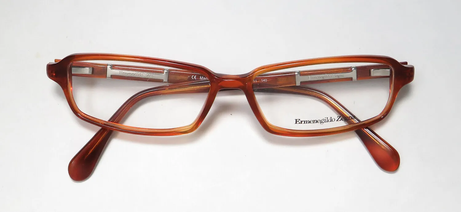Ermenegildo Zegna 3500 711 Eyeglasses Brown 54mm Unisex 2