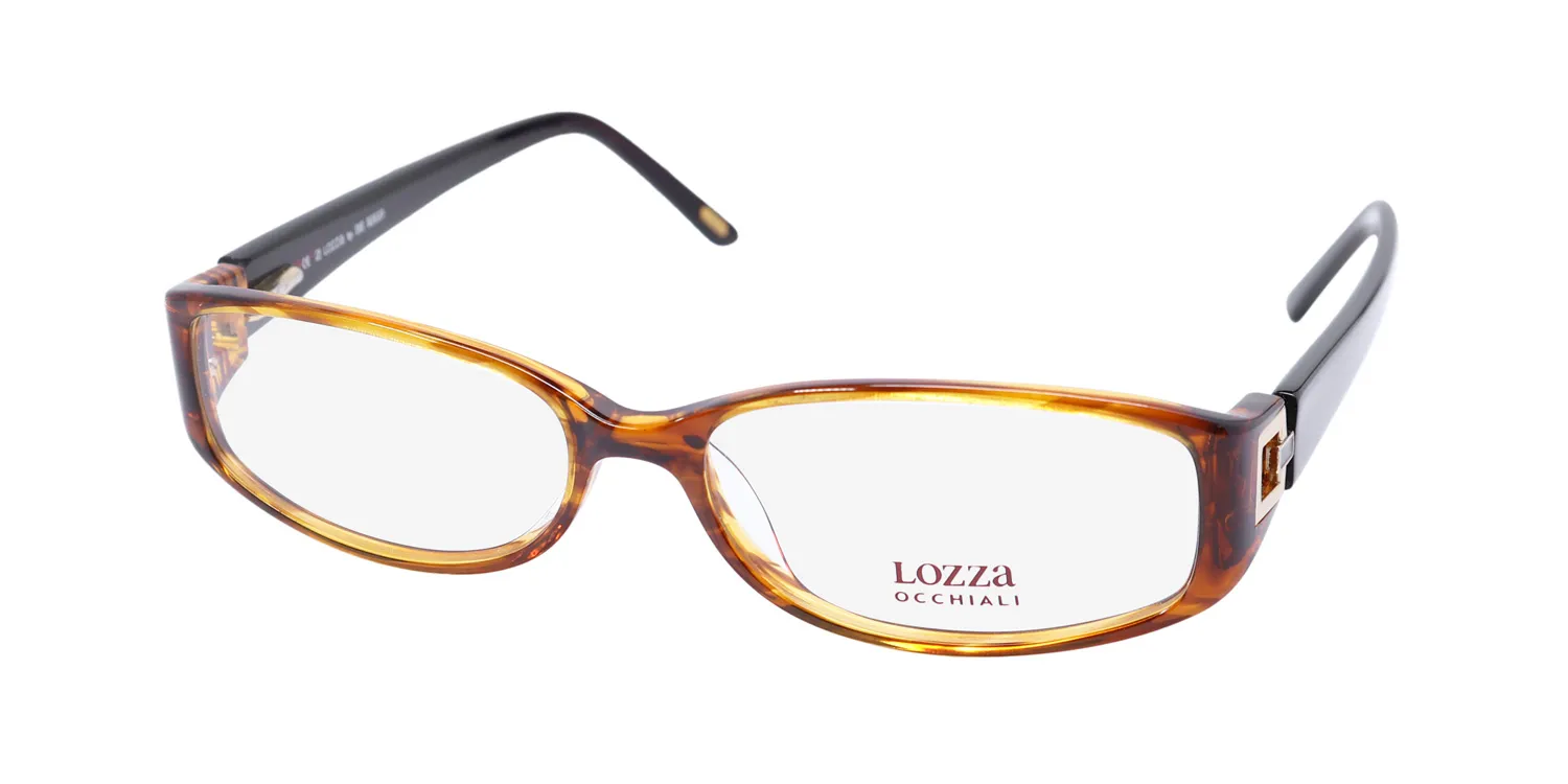 Lozza Vl1802 9ar Eyeglasses Brown 53mm