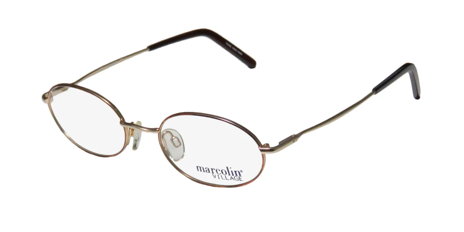 Marcolin Village 73 mod 6715 575 Eyeglasses Gold 49mm Unisex