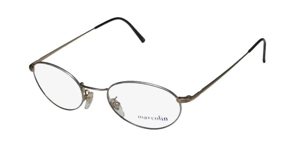 Marcolin Village 38 449 Eyeglasses Gold 48mm Unisex