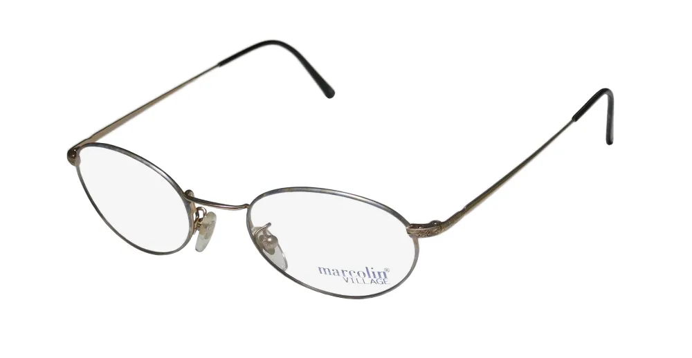 Marcolin Village 38 449 Eyeglasses Gold 50mm Unisex