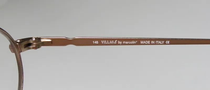 Marcolin Village 38 449 Eyeglasses Gold 50mm Unisex 7