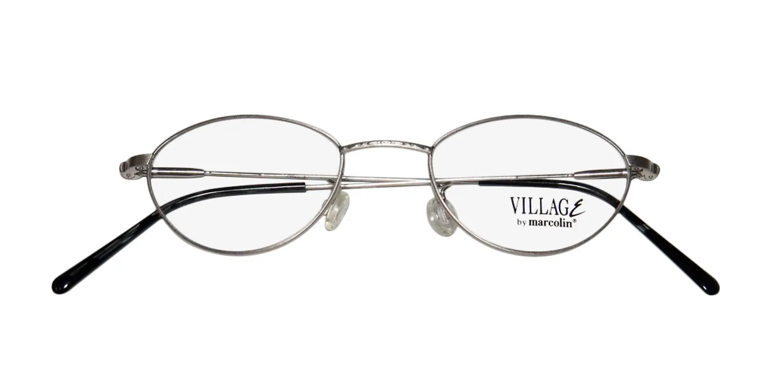 Marcolin Village 47 6395 465 Eyeglasses Silver 45mm Unisex 2