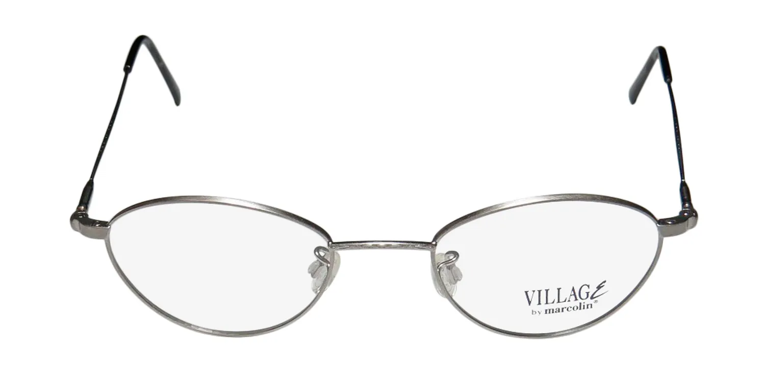 Marcolin Village 47 6395 465 Eyeglasses Silver 45mm Unisex 3
