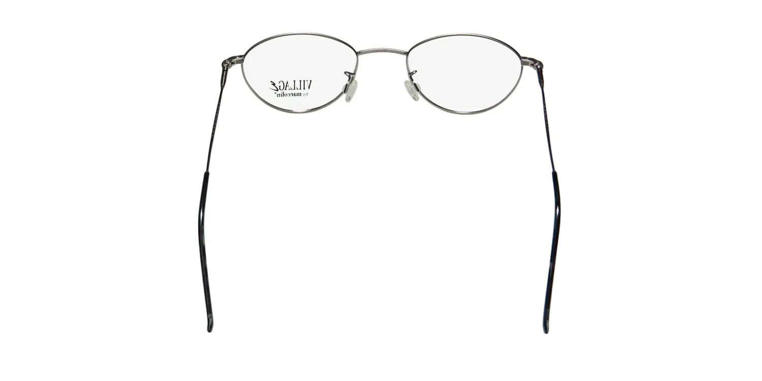 Marcolin Village 47 6395 465 Eyeglasses Silver 45mm Unisex 5